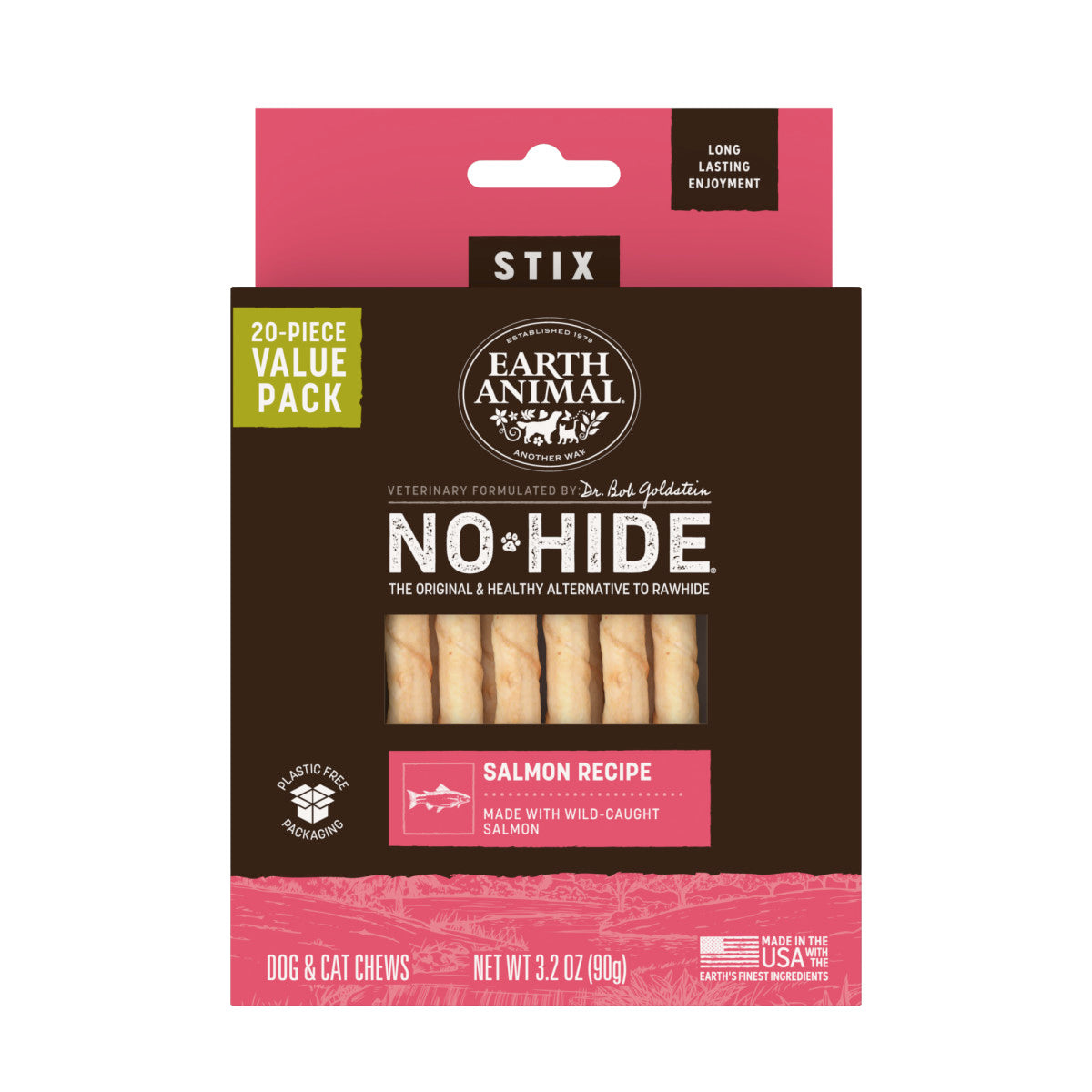 No-Hide Salmon Stix | Earth Animal
