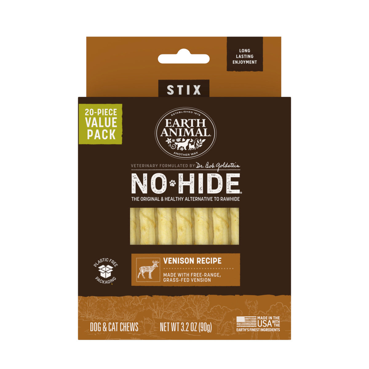 No-Hide Venison Stix | Earth Animal