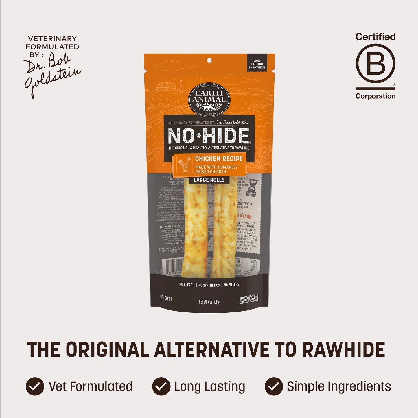No-Hide Chicken Rolls - Large / 2 ct. Pack (product)
