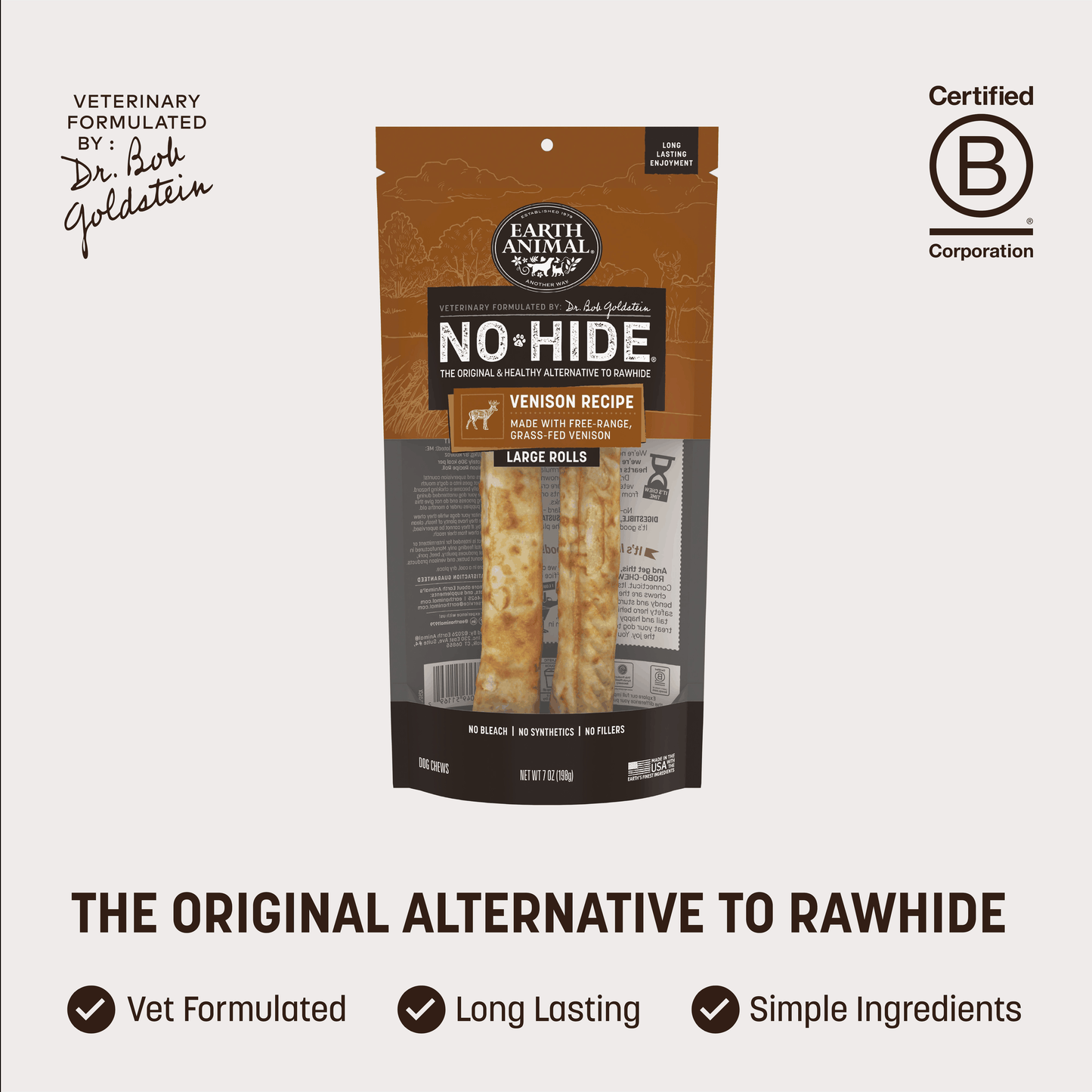 No-Hide Venison Rolls - Large / 2 ct. Pack (prod)