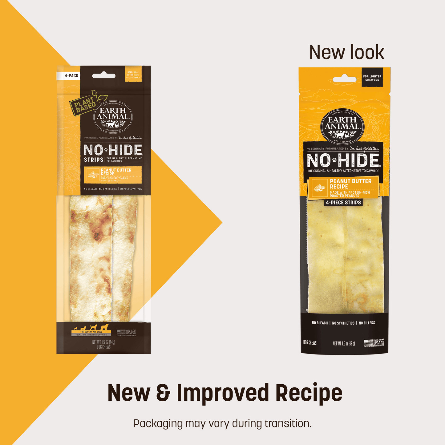 No-Hide Peanut Butter Strips - 4 ct. Pack (frto)