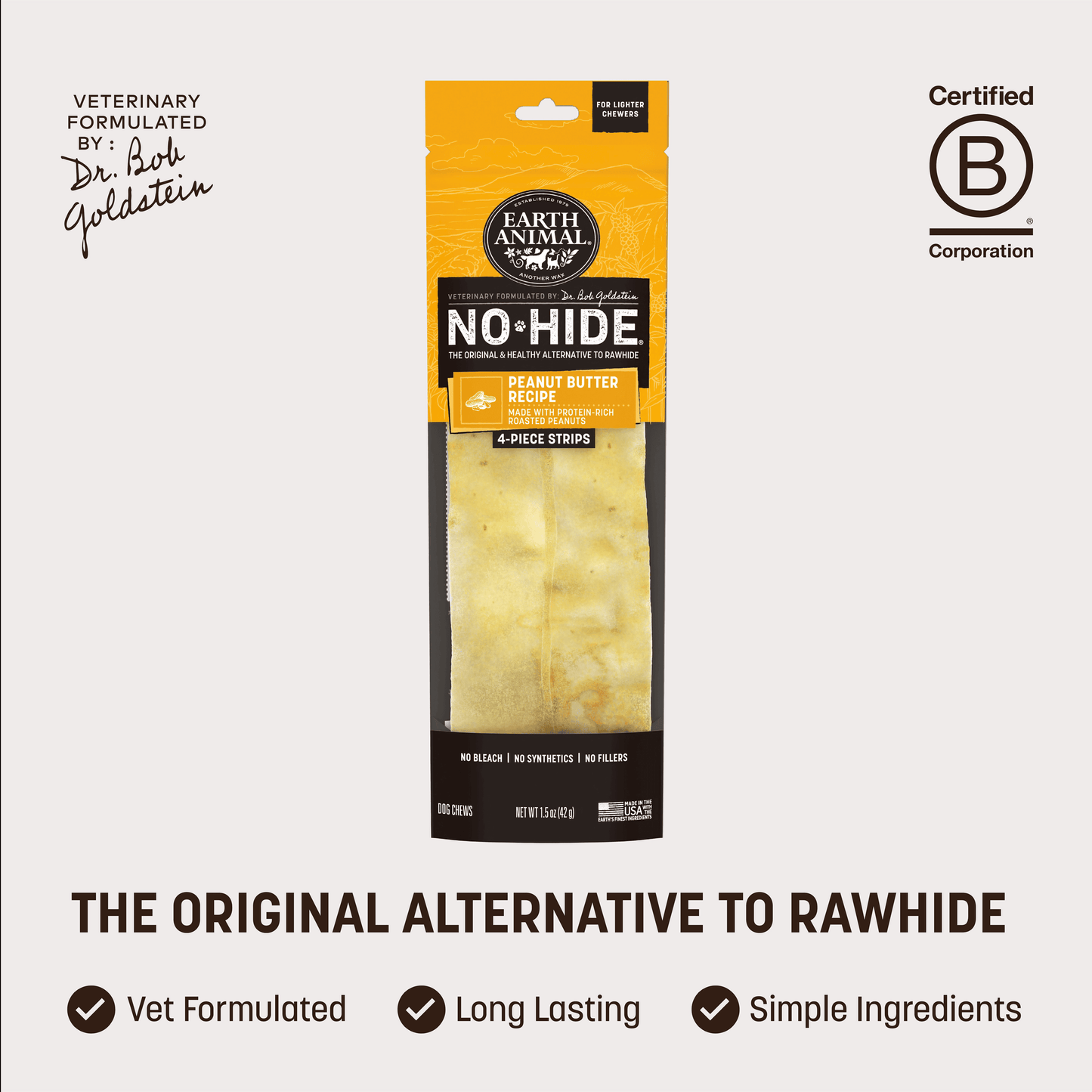 No-Hide Peanut Butter Strips - 4 ct. Pack (prod)