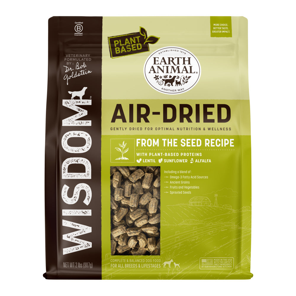 Wisdom Air-Dried From the Seed Recipe Dog Food 2 lb. - Front of Package