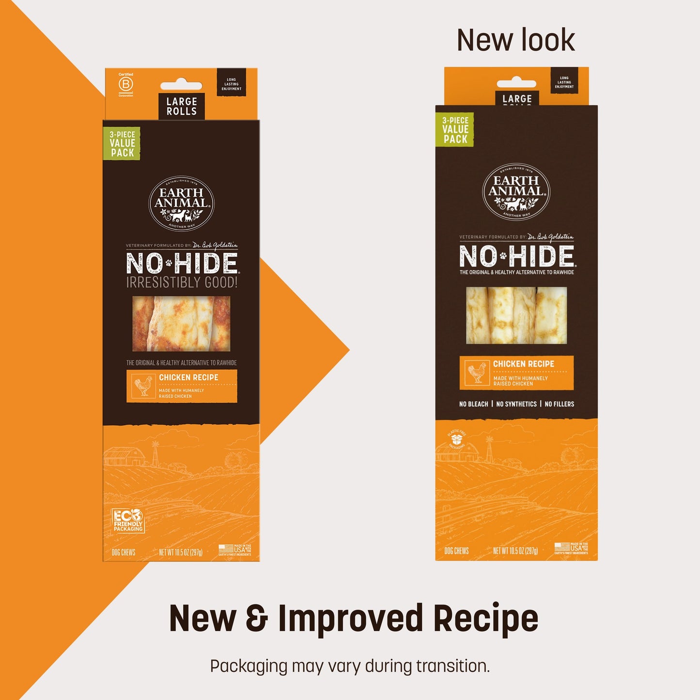 No-Hide Chicken Rolls - Small / 6 ct. Value Pack (front)