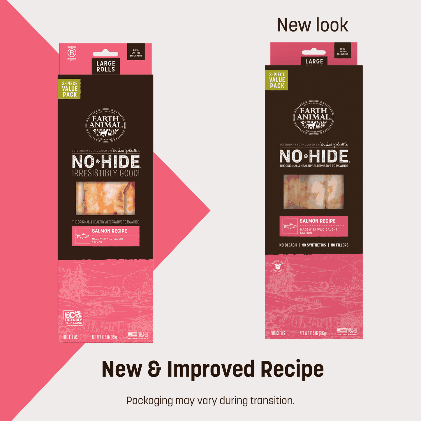 No-Hide Salmon Rolls - Large / 3 ct. Value Pack (frto)