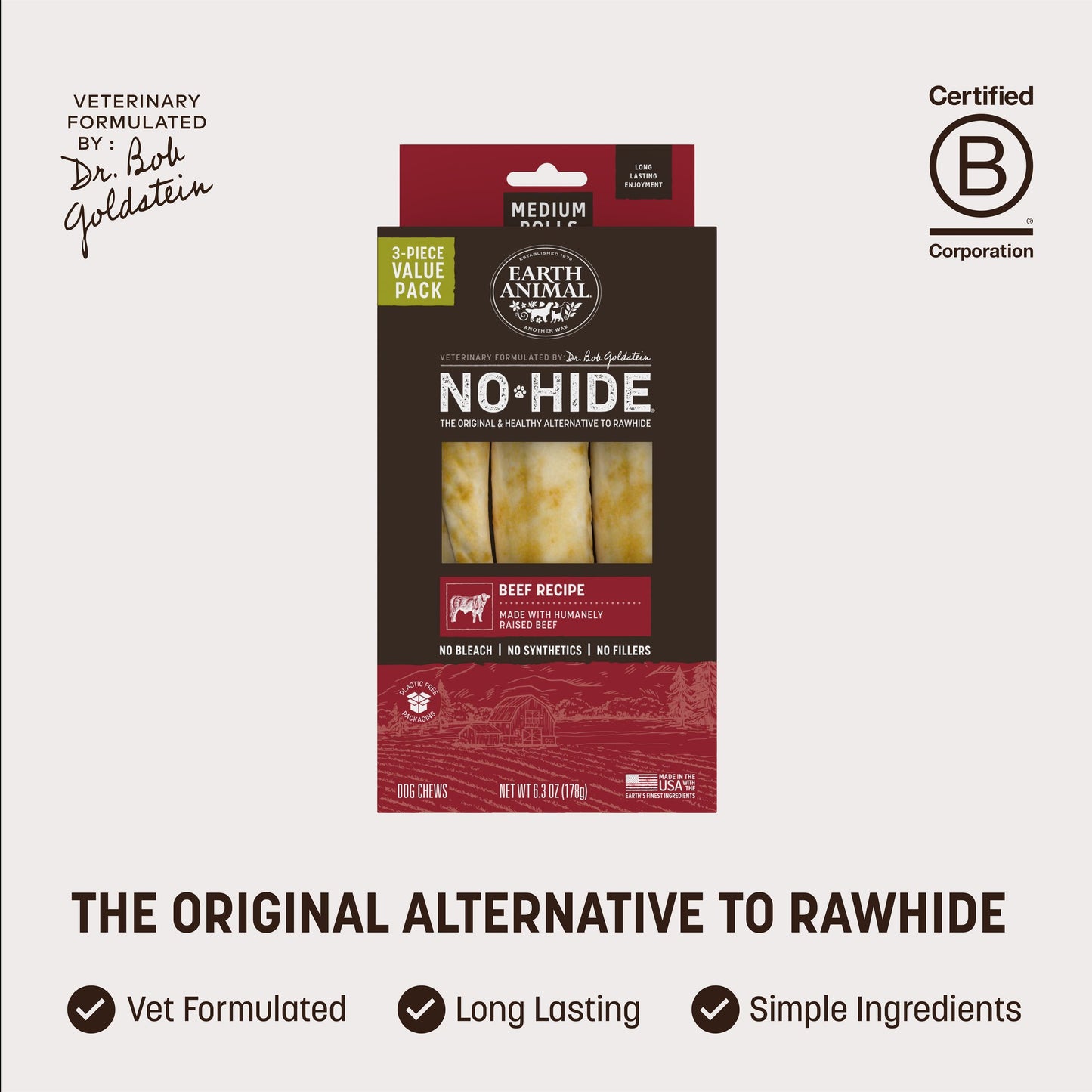 No-Hide Beef Rolls - Medium / 3 ct. Value Pack (prod)