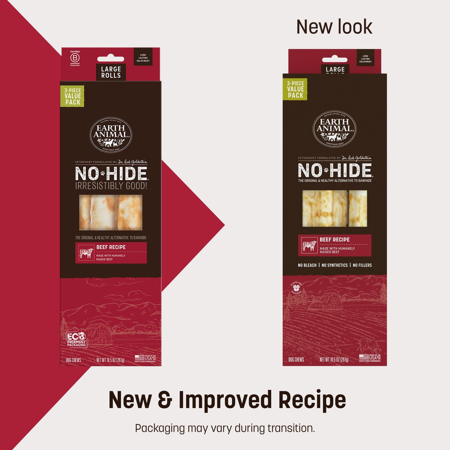 No-Hide Beef Rolls - Large / 3 ct. Value Pack (frto)