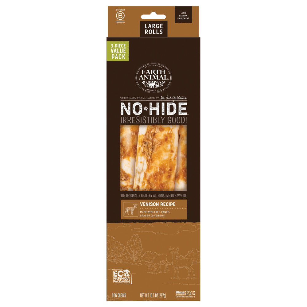 No-Hide Venison Rolls — Large 3 ct. Value Pack — MAIN
