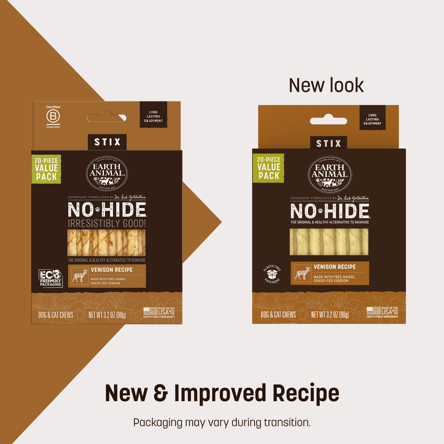 No-Hide Venison Stix - XS / 20 ct. Value Pack (frto)