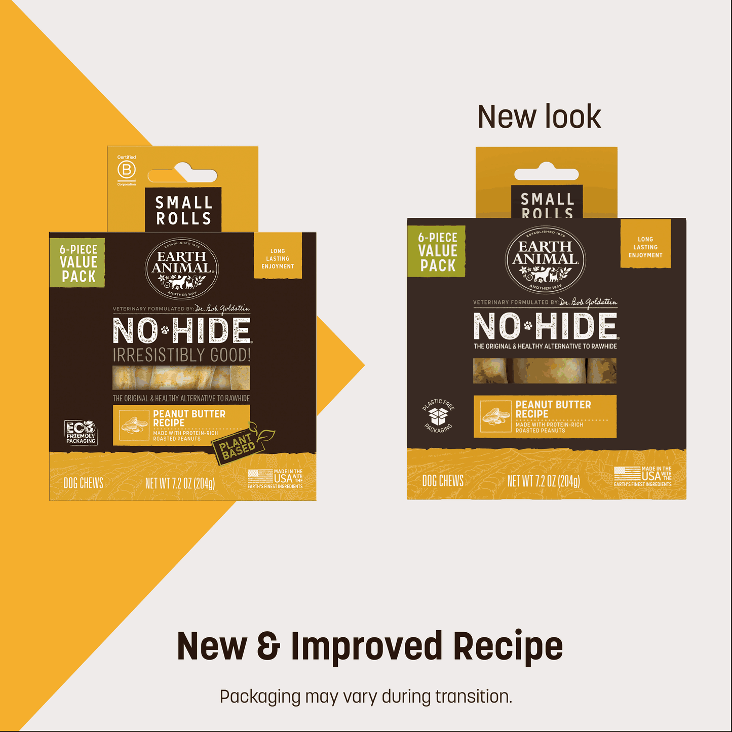 No-Hide Peanut Butter Rolls - Large / 3 ct. Value Pack (frto)
