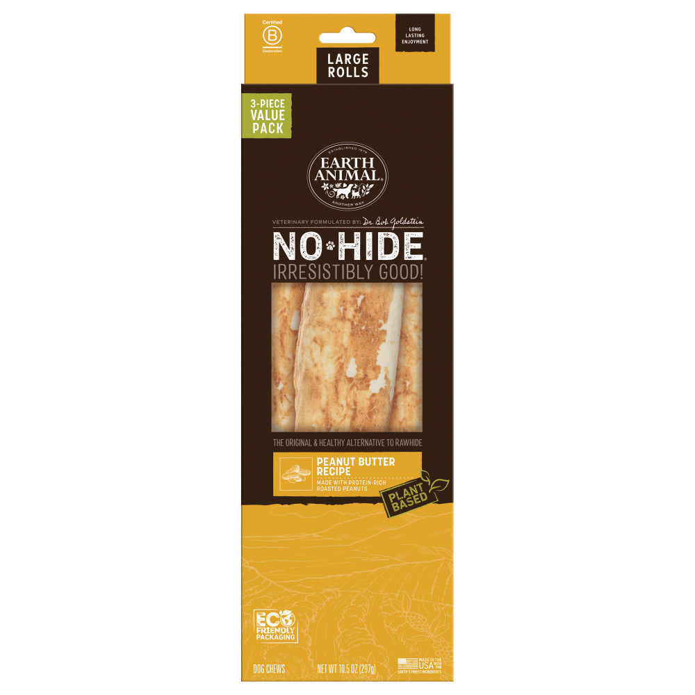 No-Hide Peanut Butter Rolls — Large 3 ct. Value Pack — MAIN