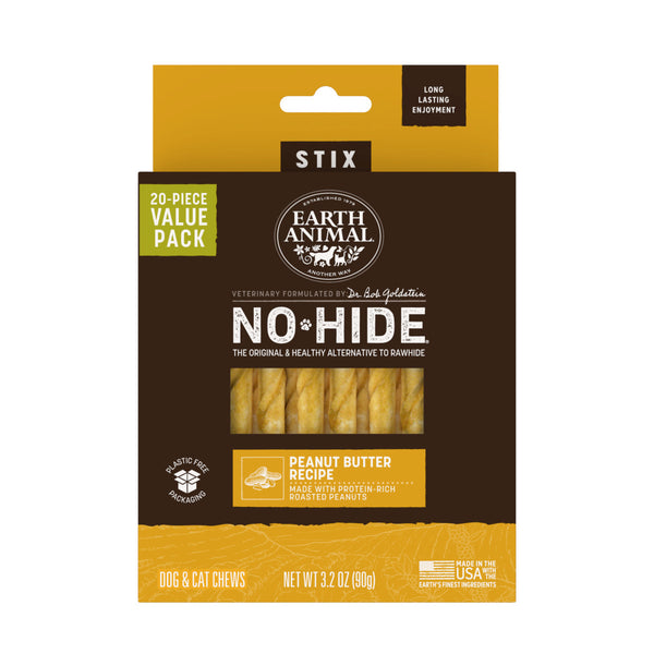 No-Hide Peanut Butter Stix | Earth Animal
