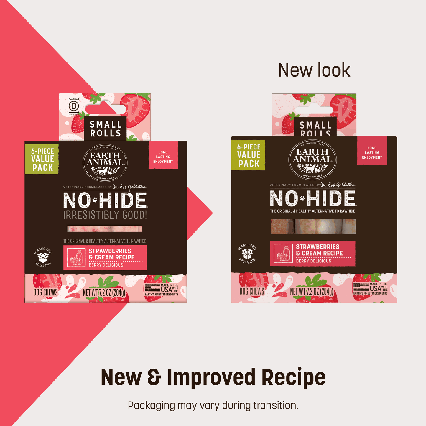 No-Hide Strawberries & Cream Rolls - Small / 6 ct. Value Pack (frto)