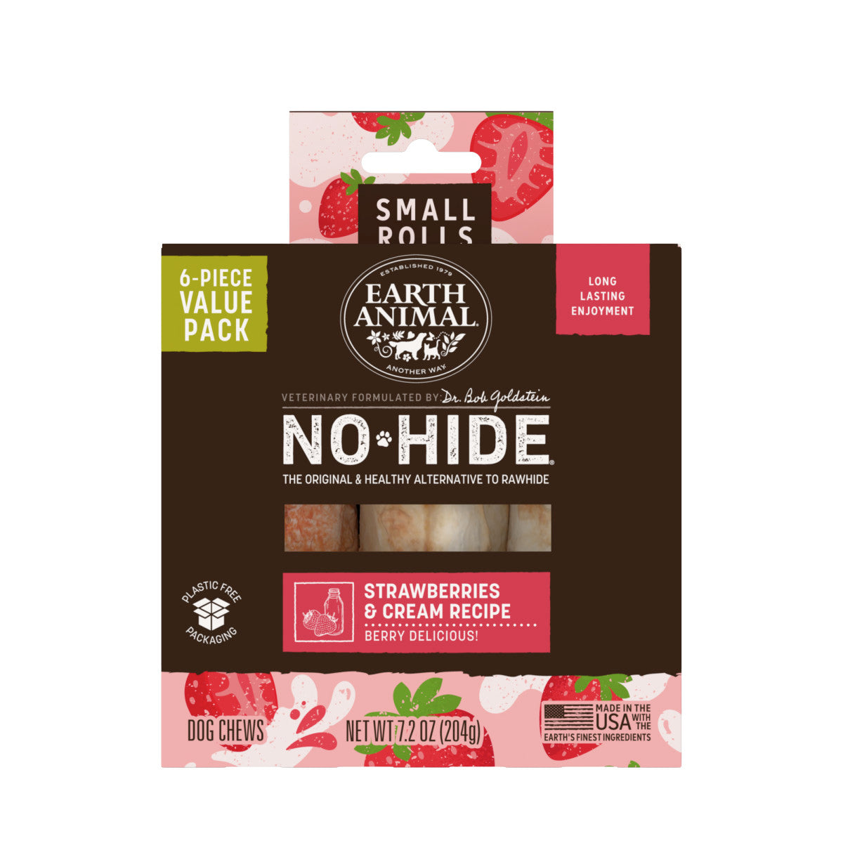 No-Hide Strawberries & Cream Rolls - Small / 6 ct. Value Pack (main)