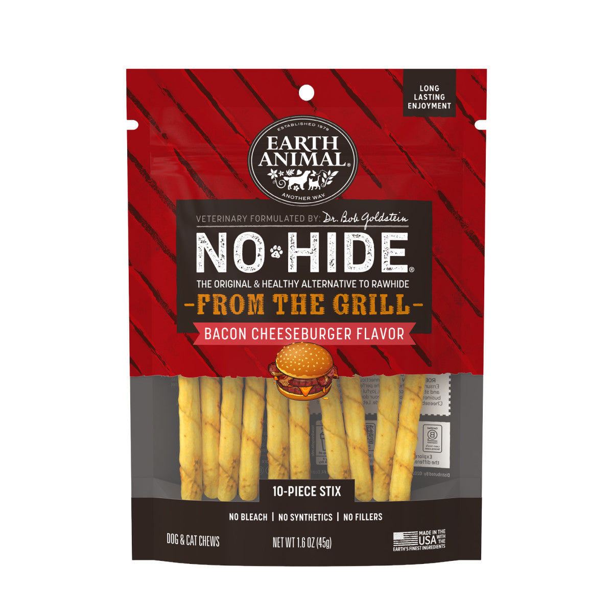 No-Hide Bacon Cheeseburger Stix - XS / 10 ct. Pack (main)
