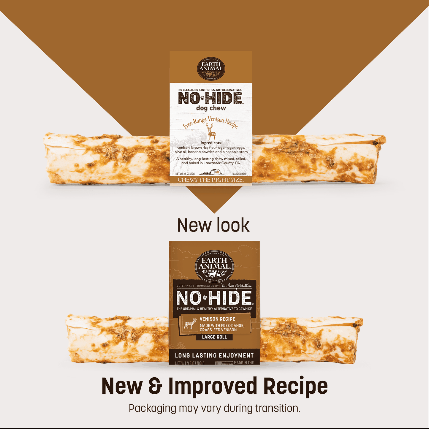 No-Hide Venison Rolls - Large / Single (frto)