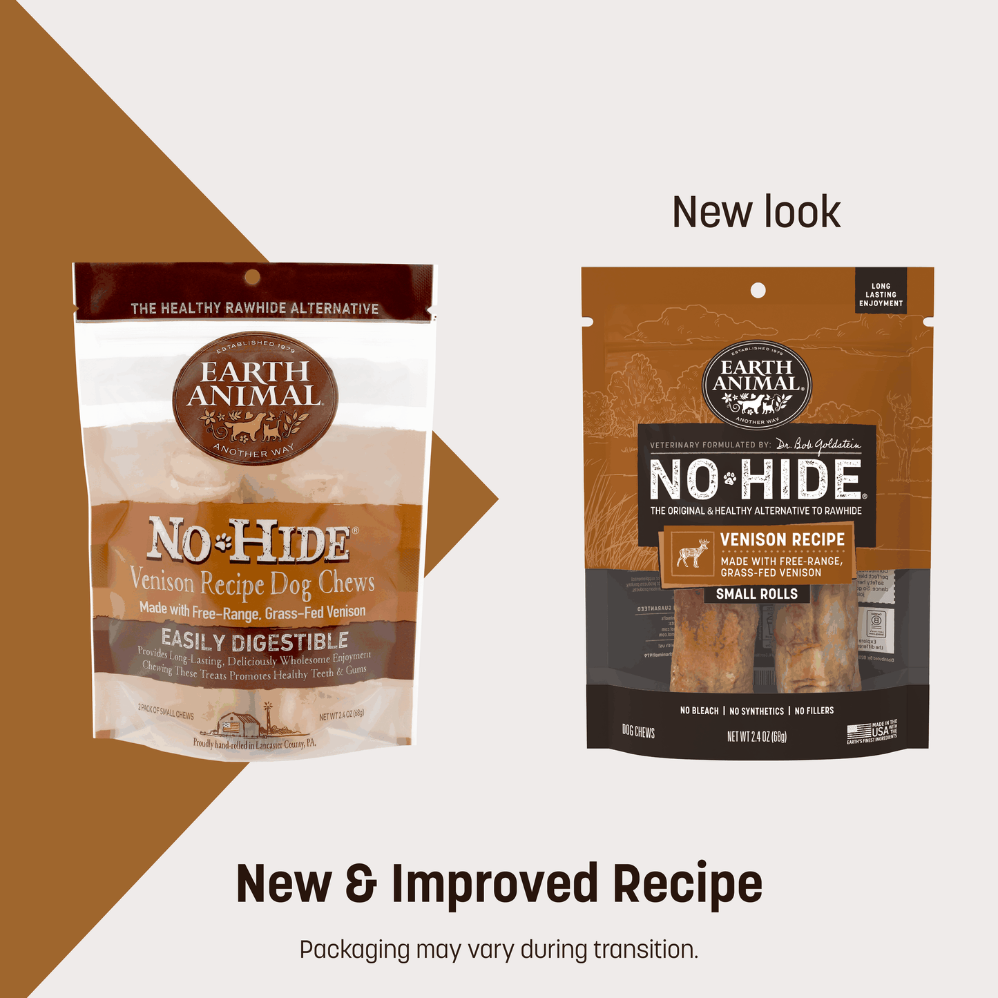 No-Hide Venison Rolls - Small / 2 ct. Pack (frto)