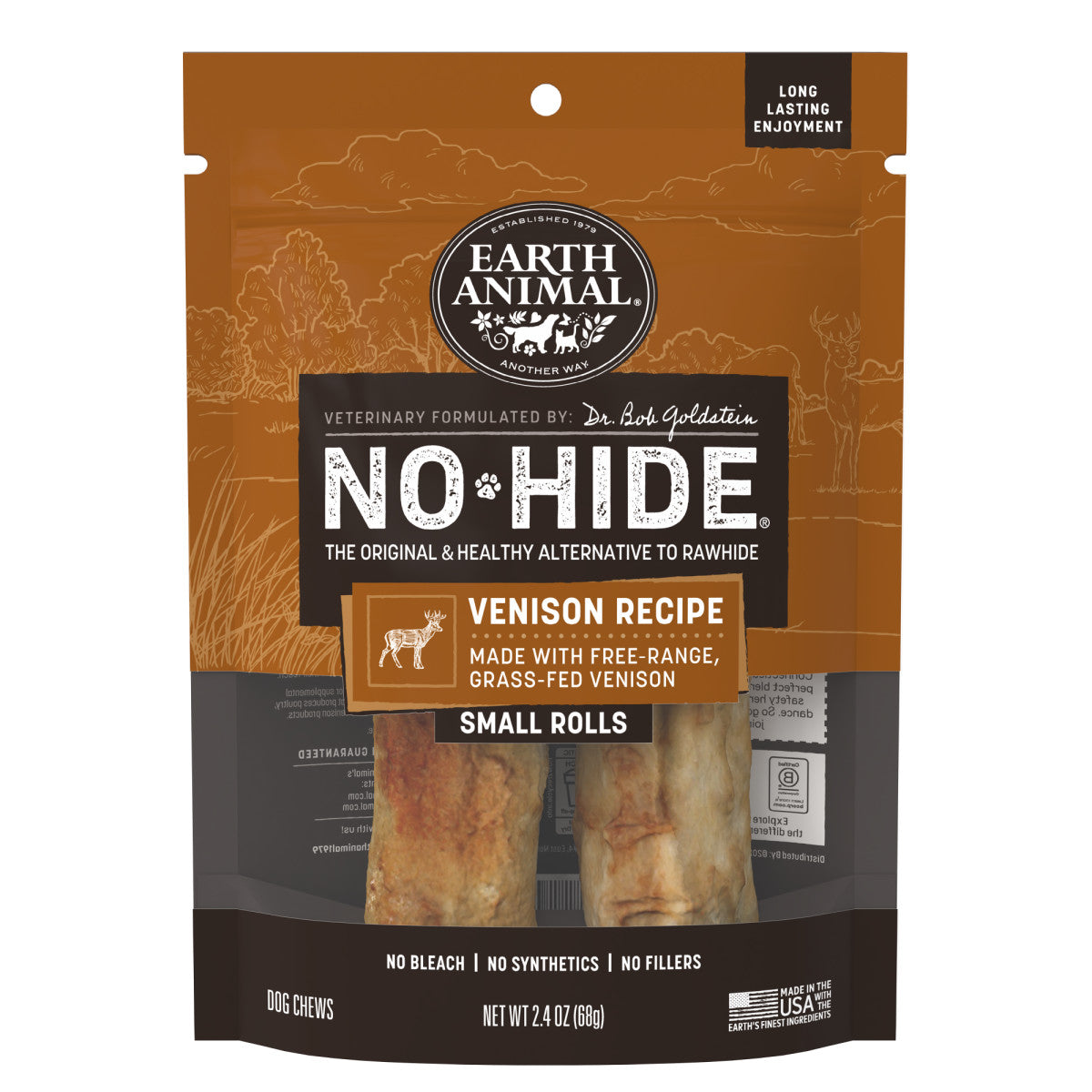 No-Hide Venison Rolls - Small / 2 ct. Pack (main)