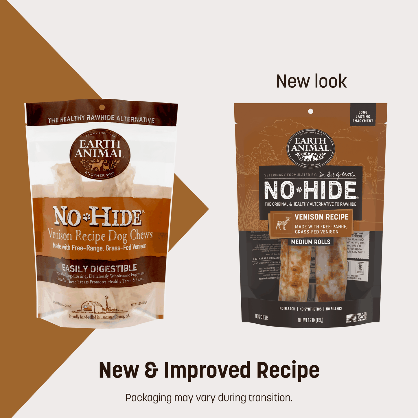No-Hide Venison Rolls - Medium / 2 ct. Pack (frto)