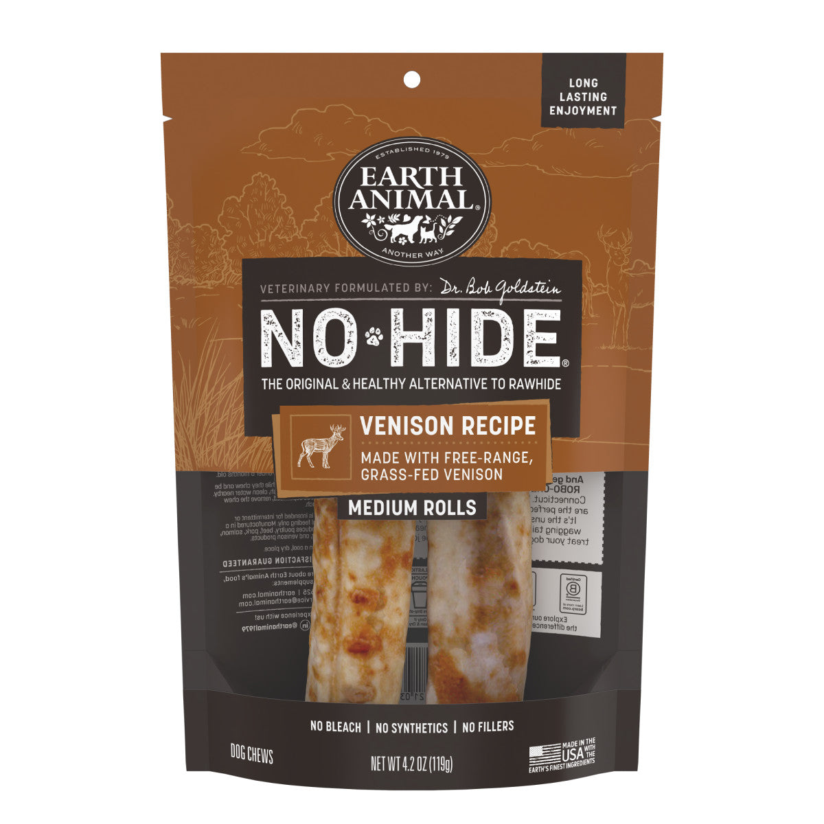 No-Hide Venison Rolls - Medium / 2 ct. Pack (main)