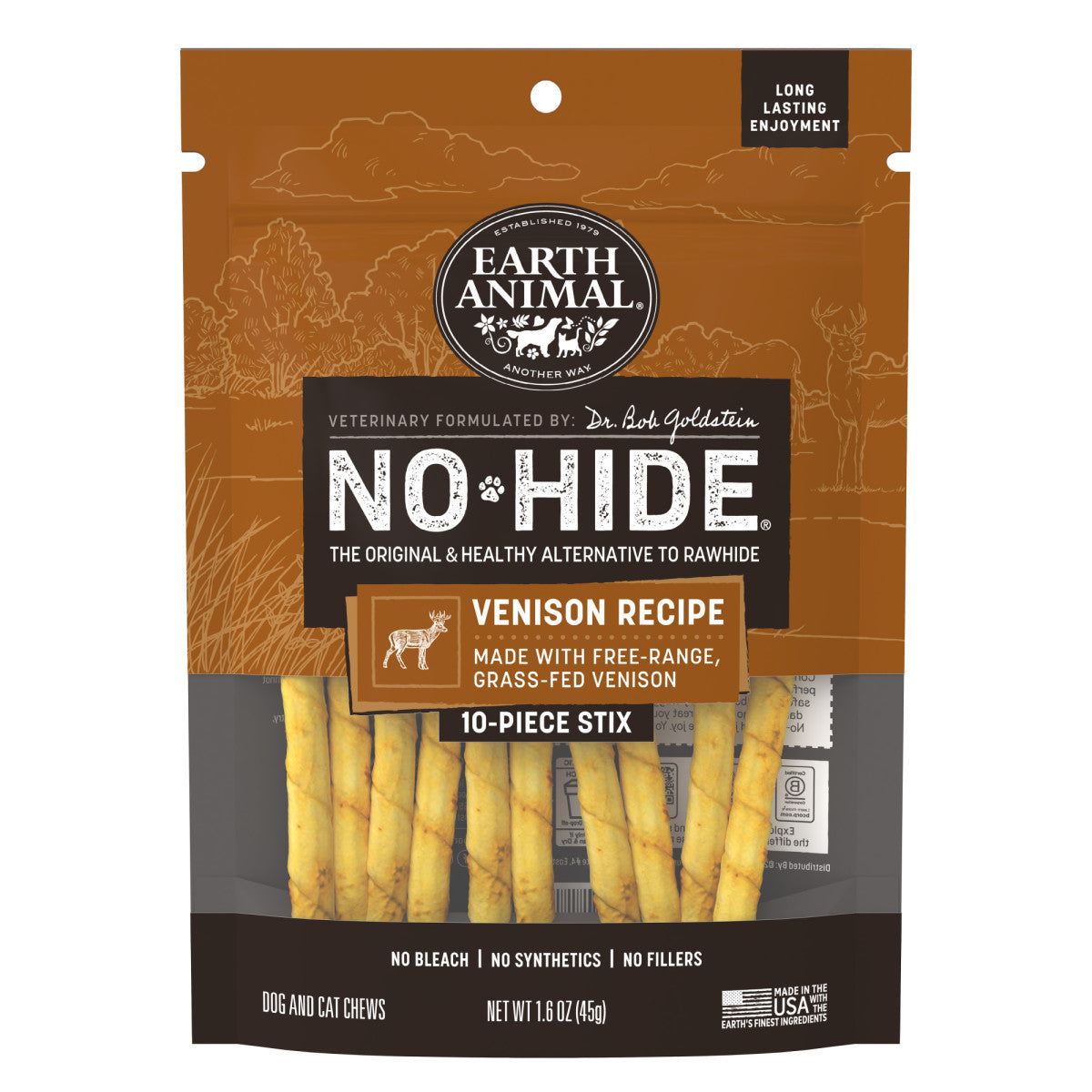 No-Hide Venison Stix - XS / 10 ct. Pack (main)
