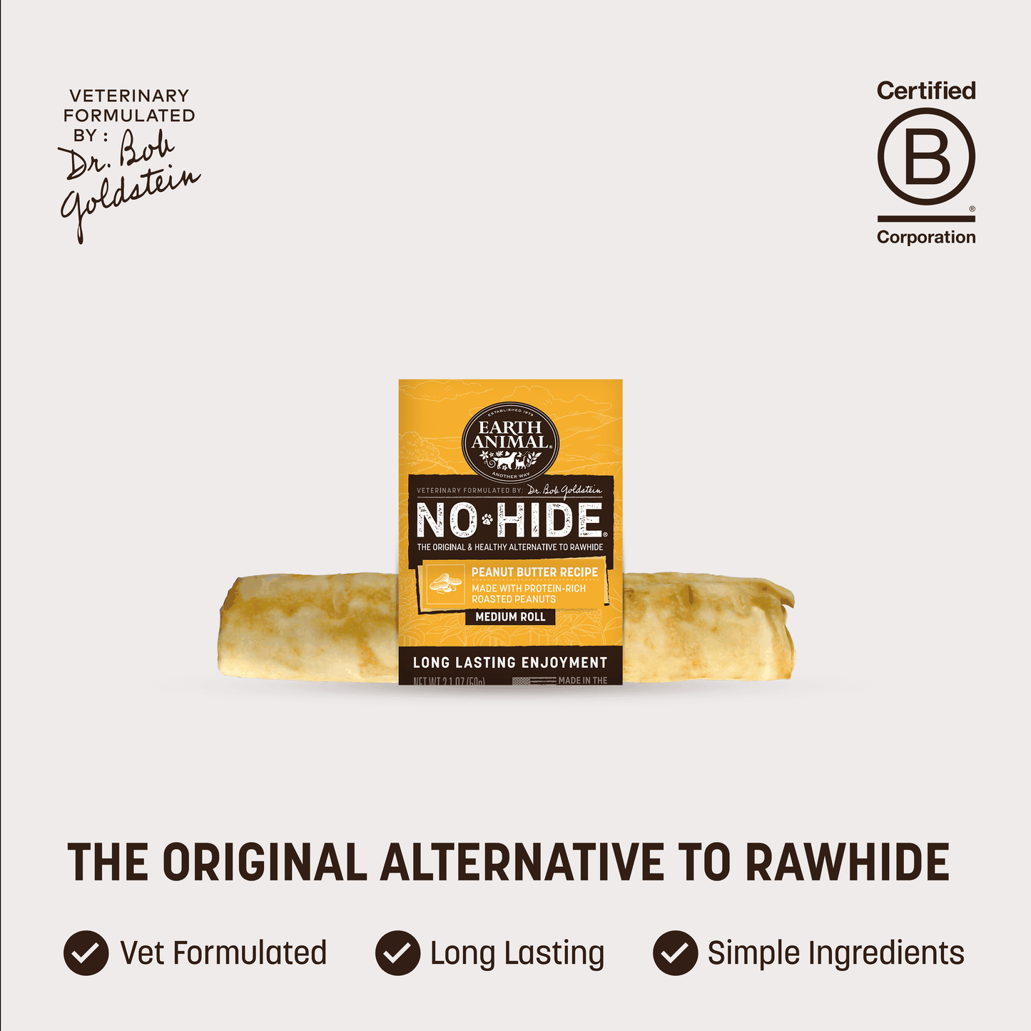 No-Hide Peanut Butter Rolls - Medium / Single (prod)