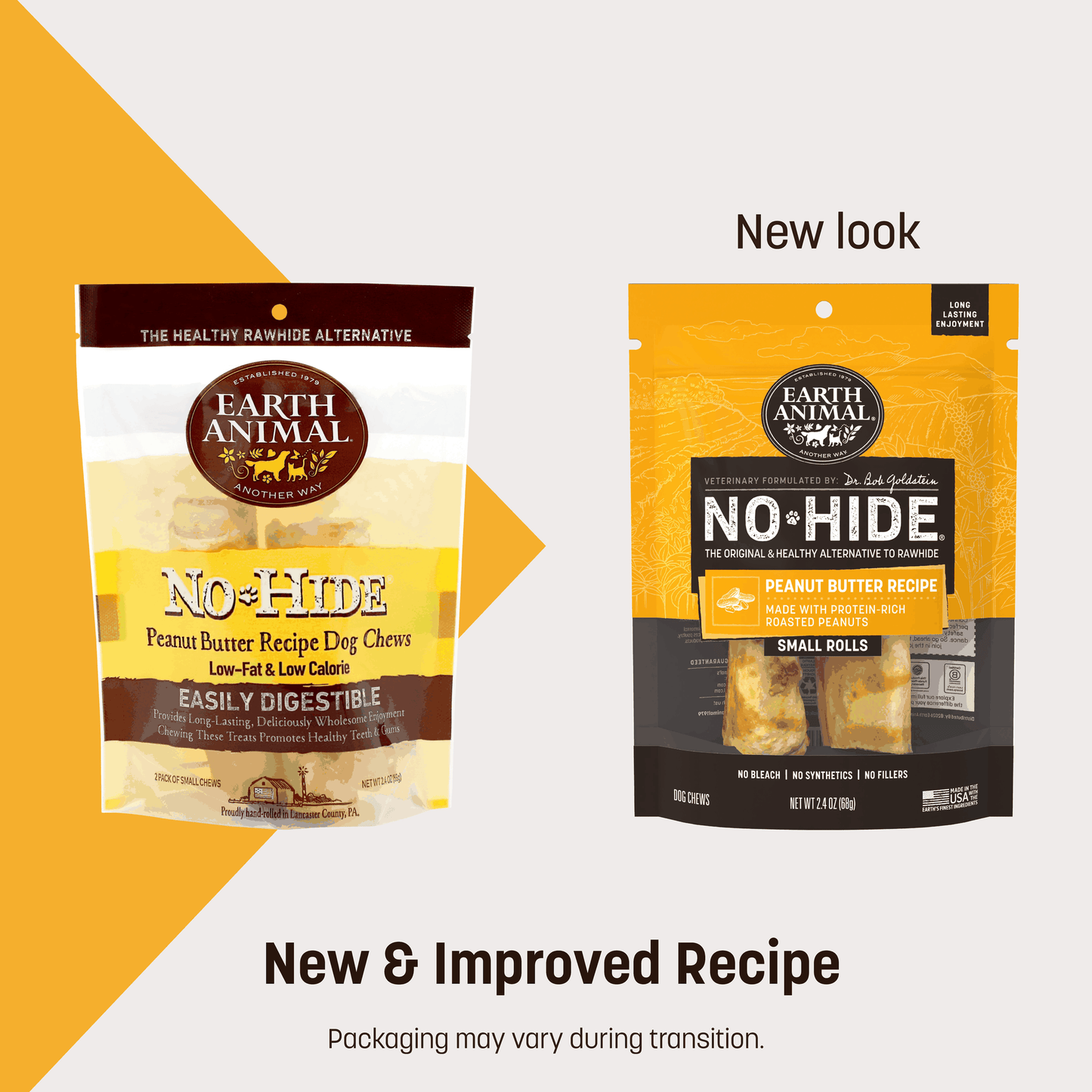 No-Hide Peanut Butter Rolls - Small / 2 ct. Pack (frto)