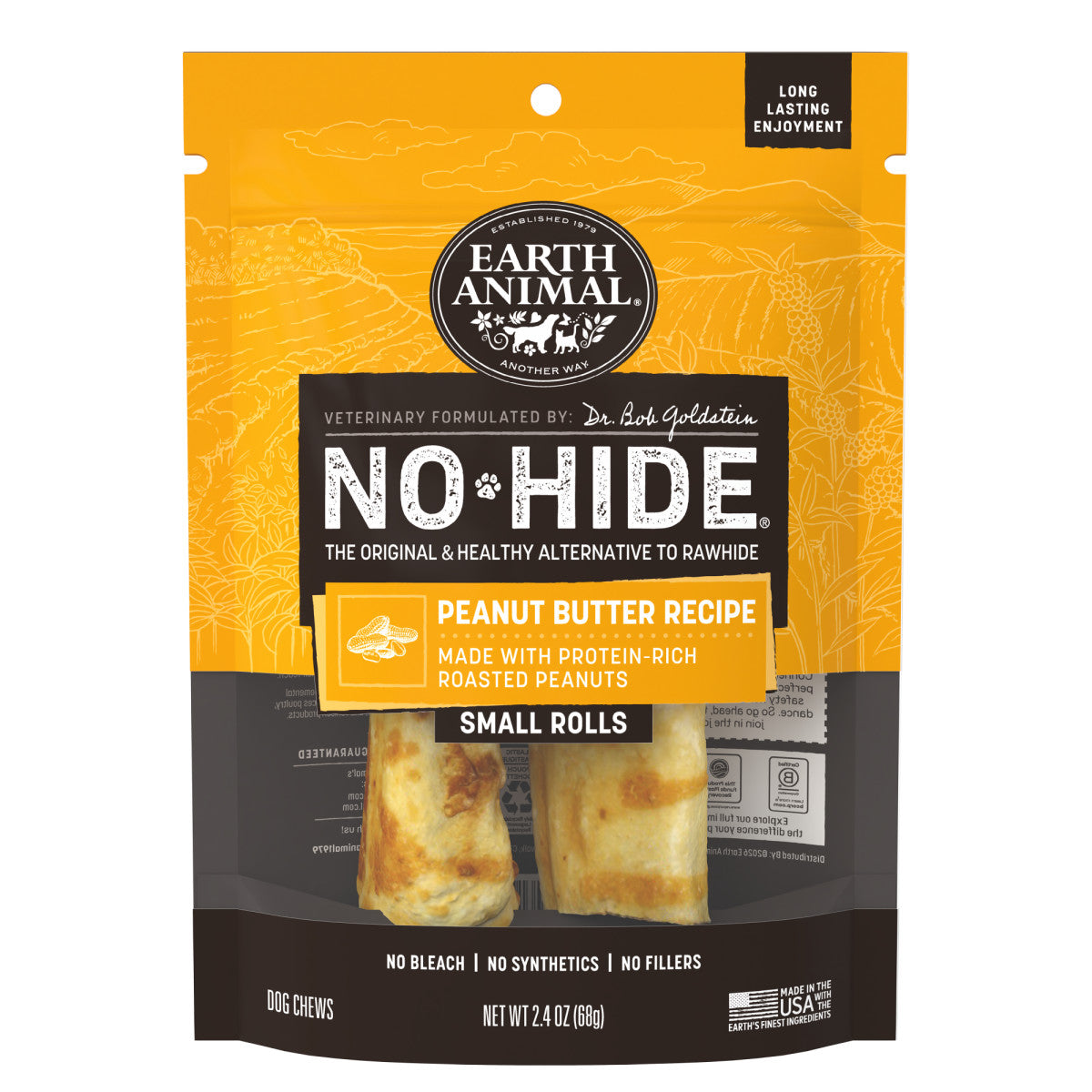 No-Hide Peanut Butter Rolls - Small / 2 ct. Pack (main)