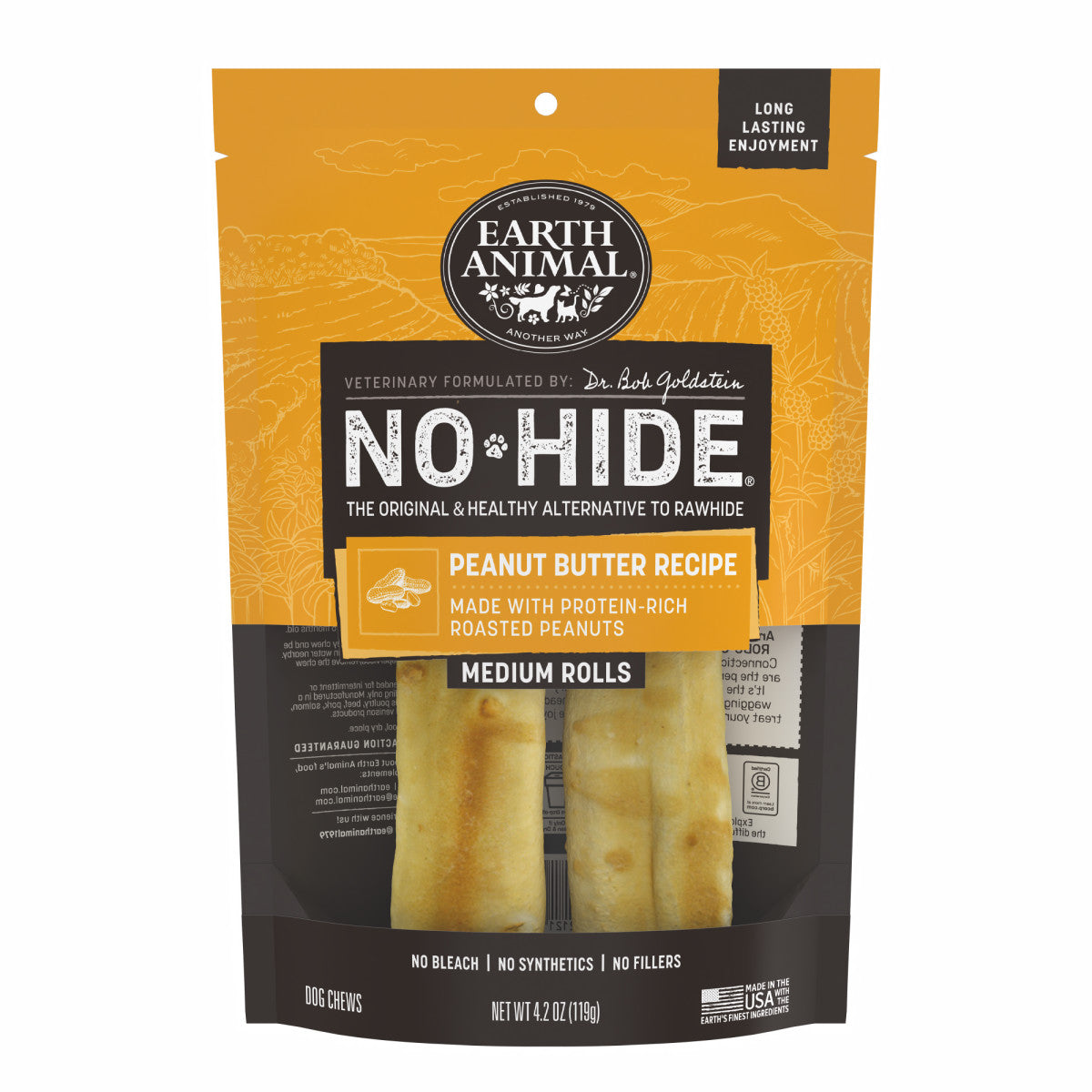 No-Hide Peanut Butter Rolls - Medium / 2 ct. Pack (main)
