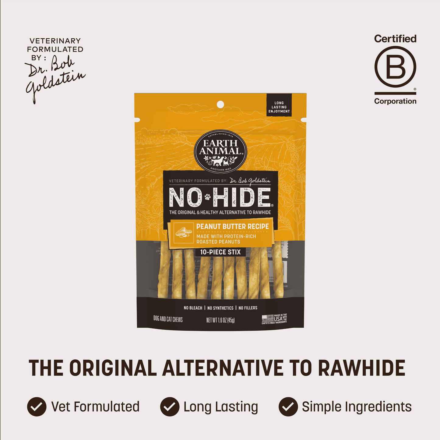 No-Hide Peanut Butter Stix - XS / 10 ct. Pack (prod)