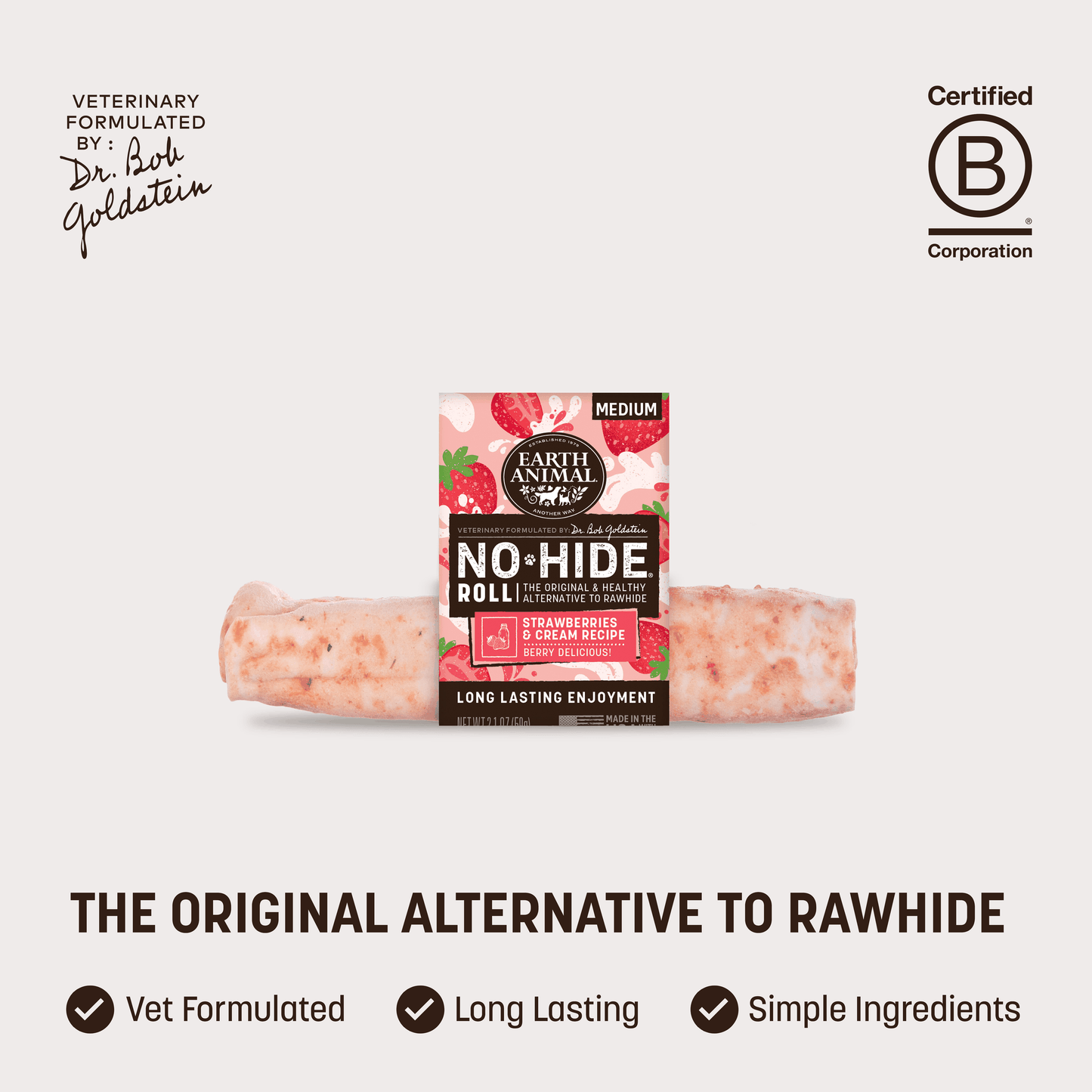 No-Hide Strawberries & Cream Rolls - Medium / Single (prod)