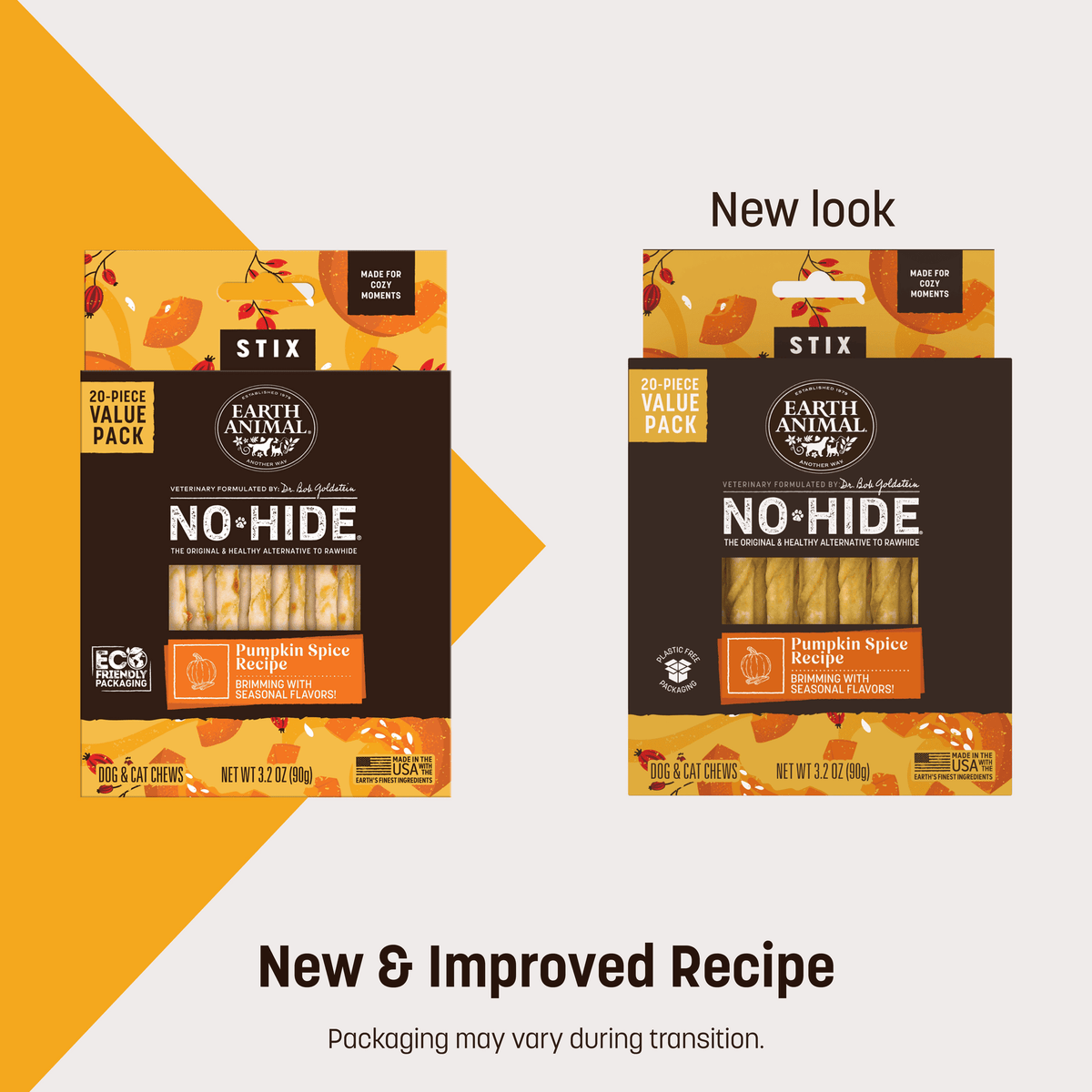 No-Hide Pumpkin Spice Stix - XS / 20 ct. Value Pack (frto)