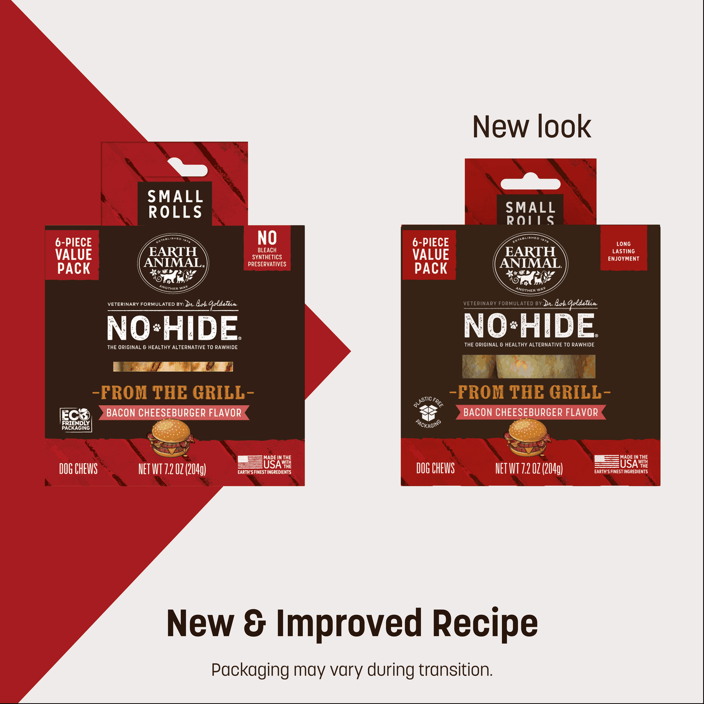 No-Hide Bacon Cheeseburger Rolls - Small / 6 ct. Value Pack (frto)