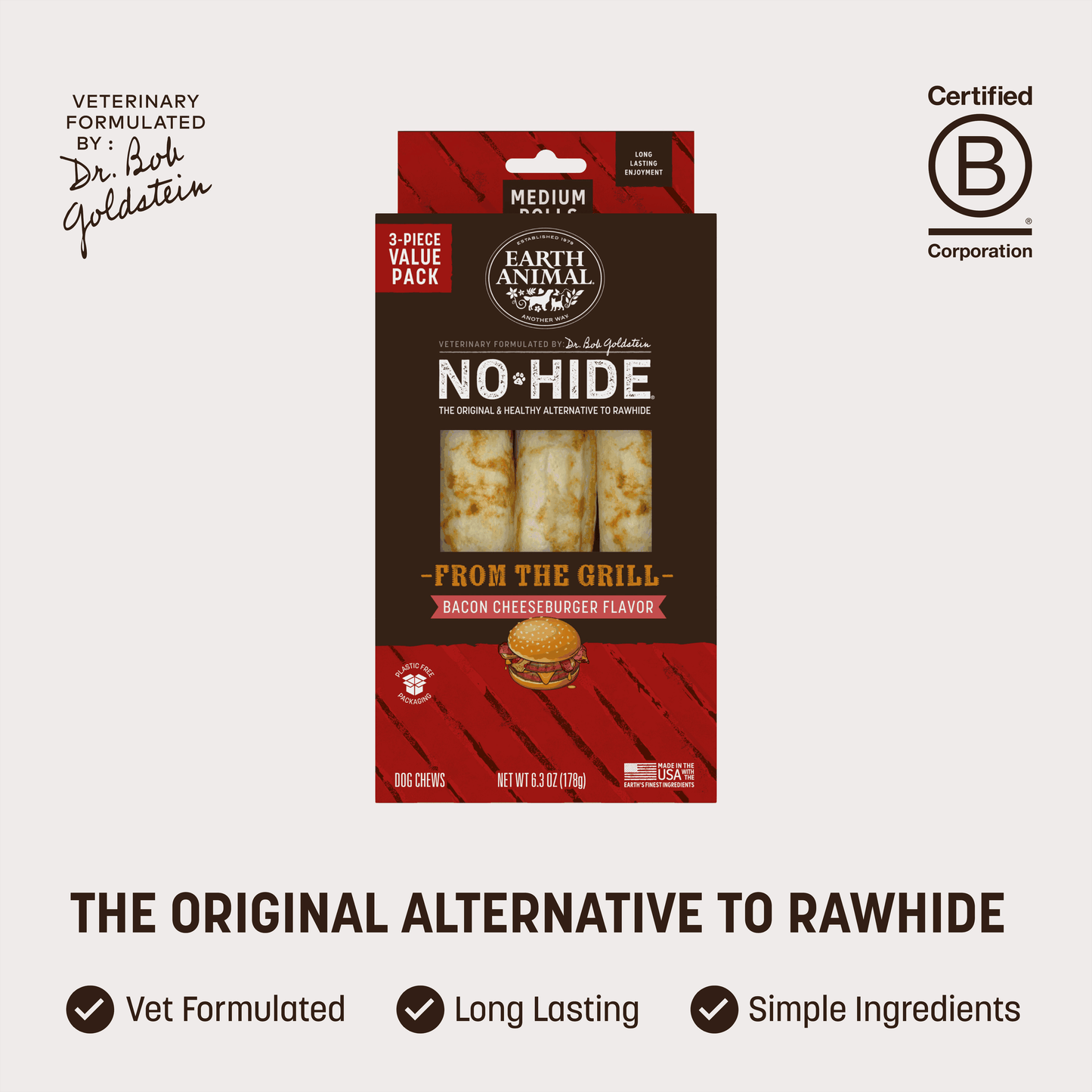 No-Hide Bacon Cheeseburger Rolls - Medium / 3 ct. Value Pack (prod)