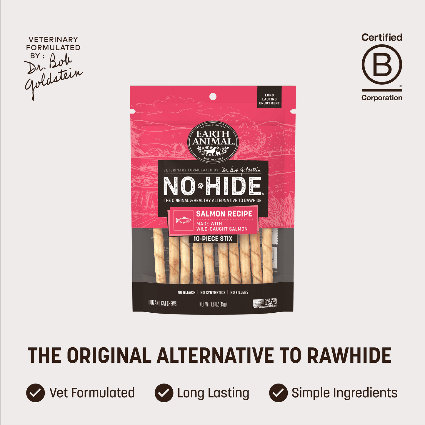 No-Hide Salmon Stix - XS / 10 ct. Pack (prod)