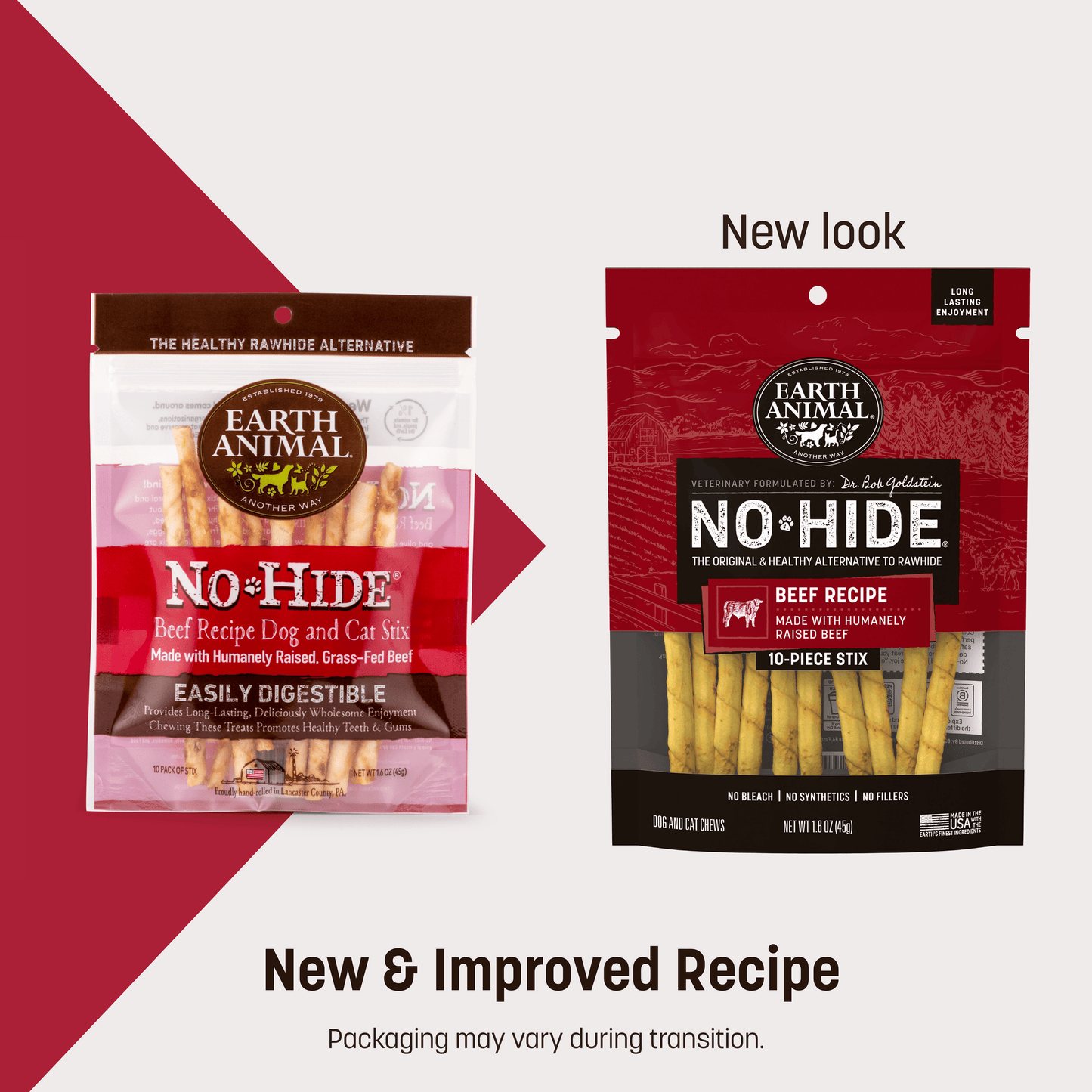 No-Hide Beef Stix - XS / 10 ct. Pack (frto)