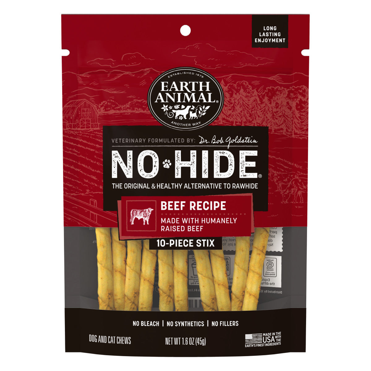 No-Hide Beef Stix - XS / 10 ct. Pack (main)