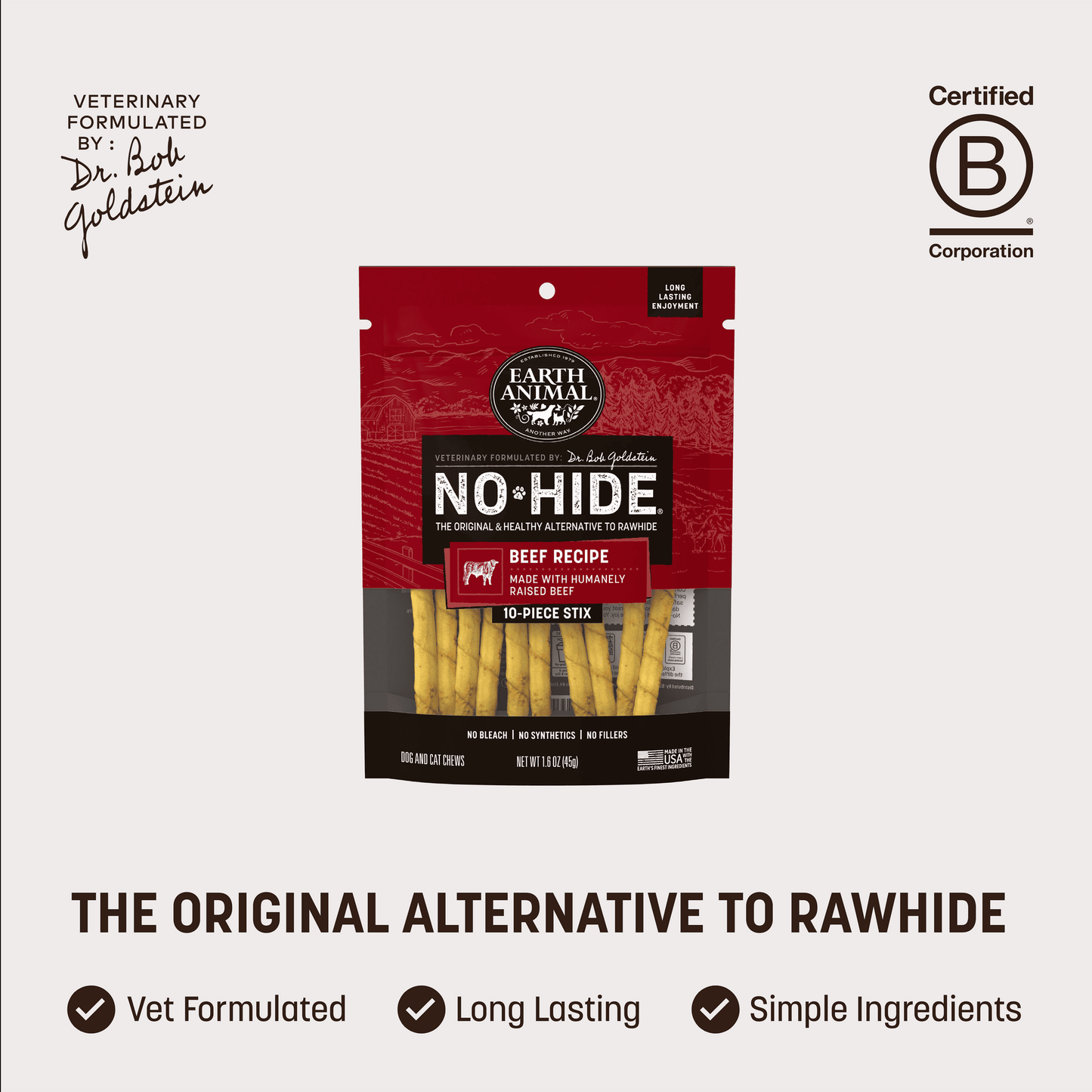 No-Hide Beef Stix - XS / 10 ct. Pack (prod)