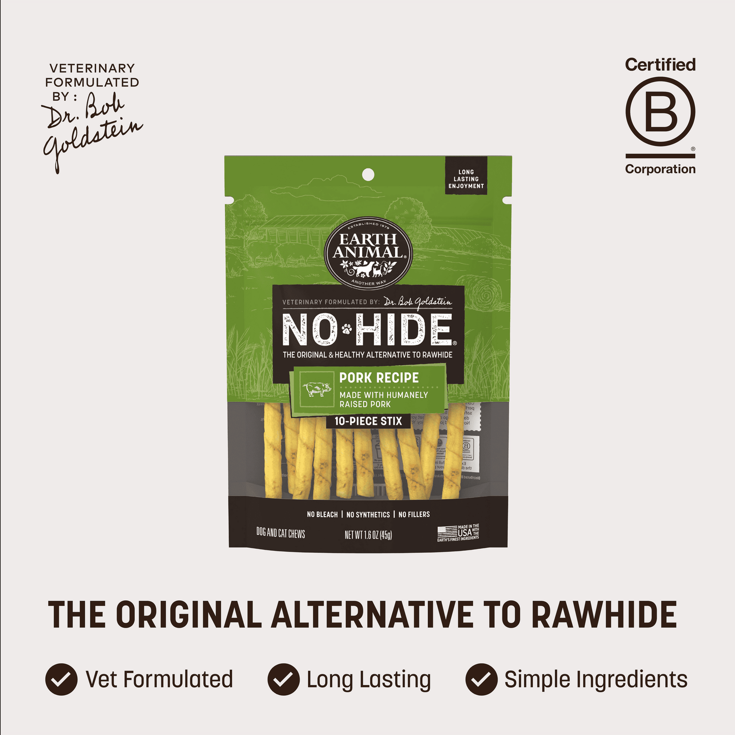 No-Hide Pork Stix - XS / 10 ct. Pack (prod)