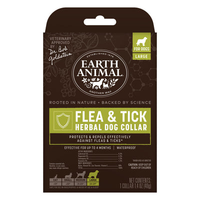 Flea & Tick Herbal Collar for Dogs Large Dogs - Front of Package