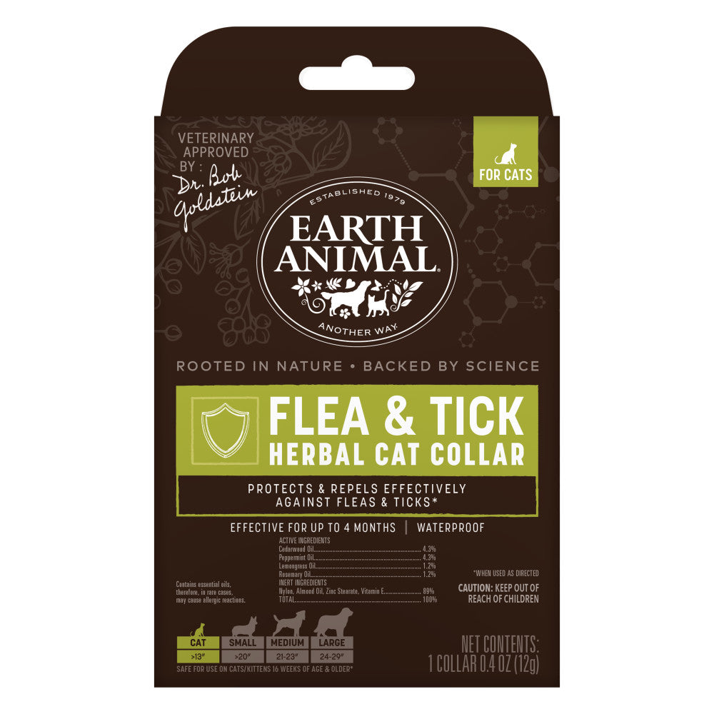 Flea & Tick Herbal Collar for Cats Cats - Front of Package