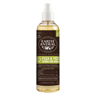 Flea & Tick Herbal Bug Spray for Dogs & People 8 oz. - Front of Package