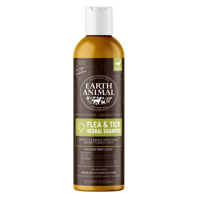 Flea & Tick Herbal Shampoo 12 oz. - Front of Package