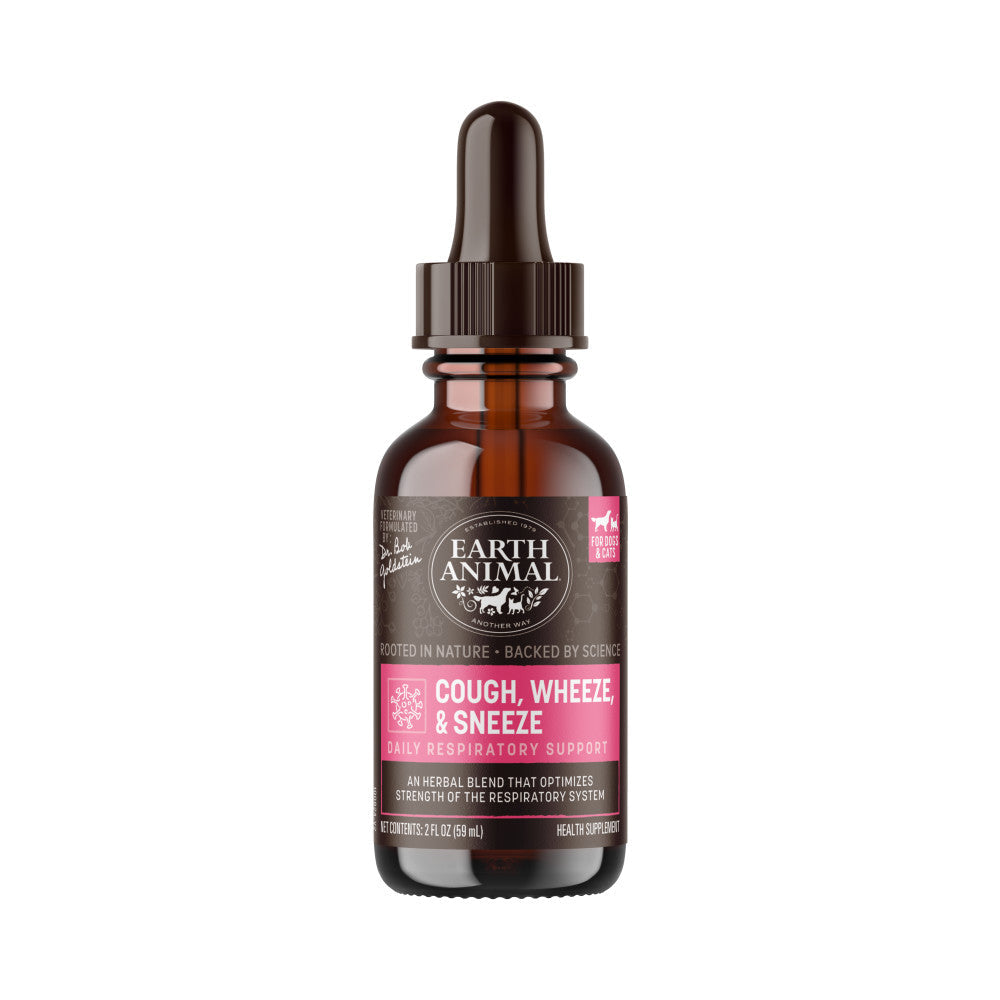 Cough, Wheeze, & Sneeze Herbal Drops 2 oz. - Front of Package