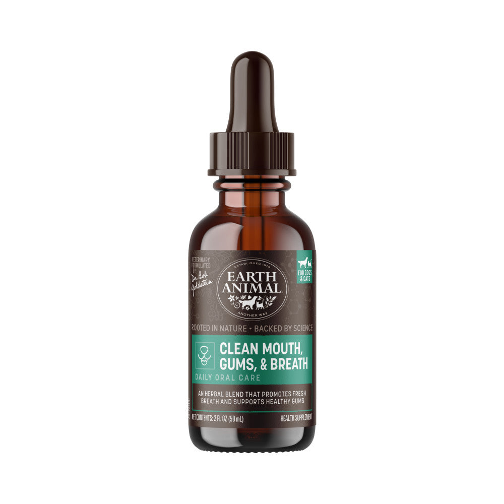 Clean Mouth, Gums & Breath Herbal Drops 2 oz. - Front of Package