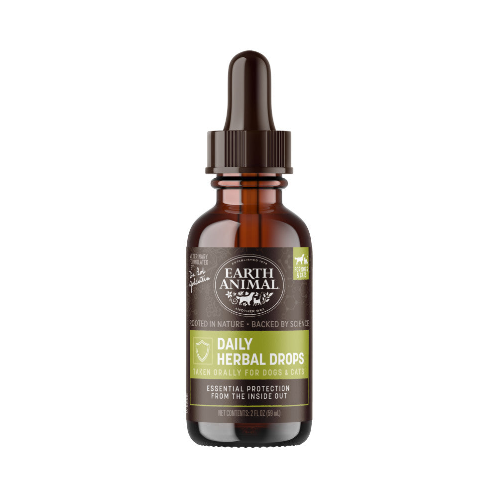 Flea & Tick Herbal Drops 2 oz. - Front of Package