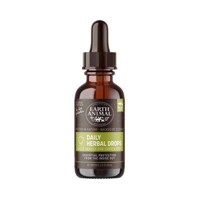 Flea & Tick Herbal Drops 2 oz. - Front of Package
