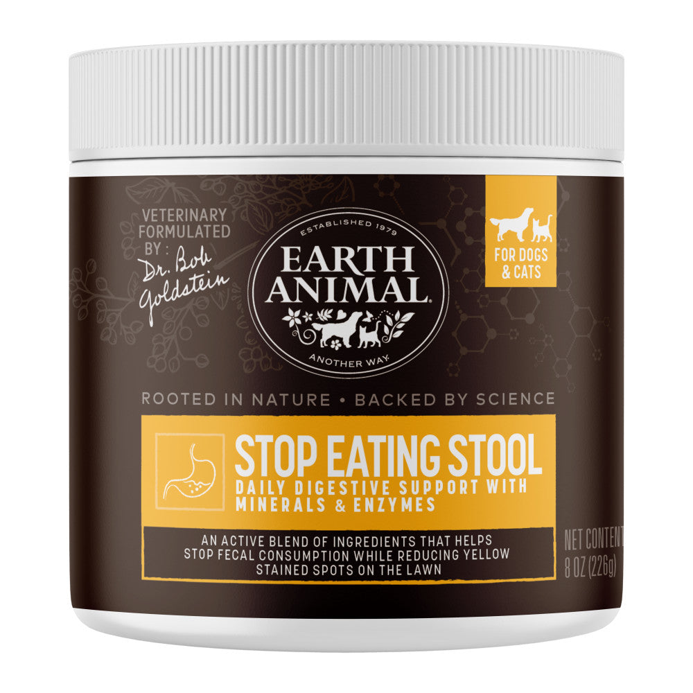 Stop Eating Stool Supplement 8 oz. - Front of Package