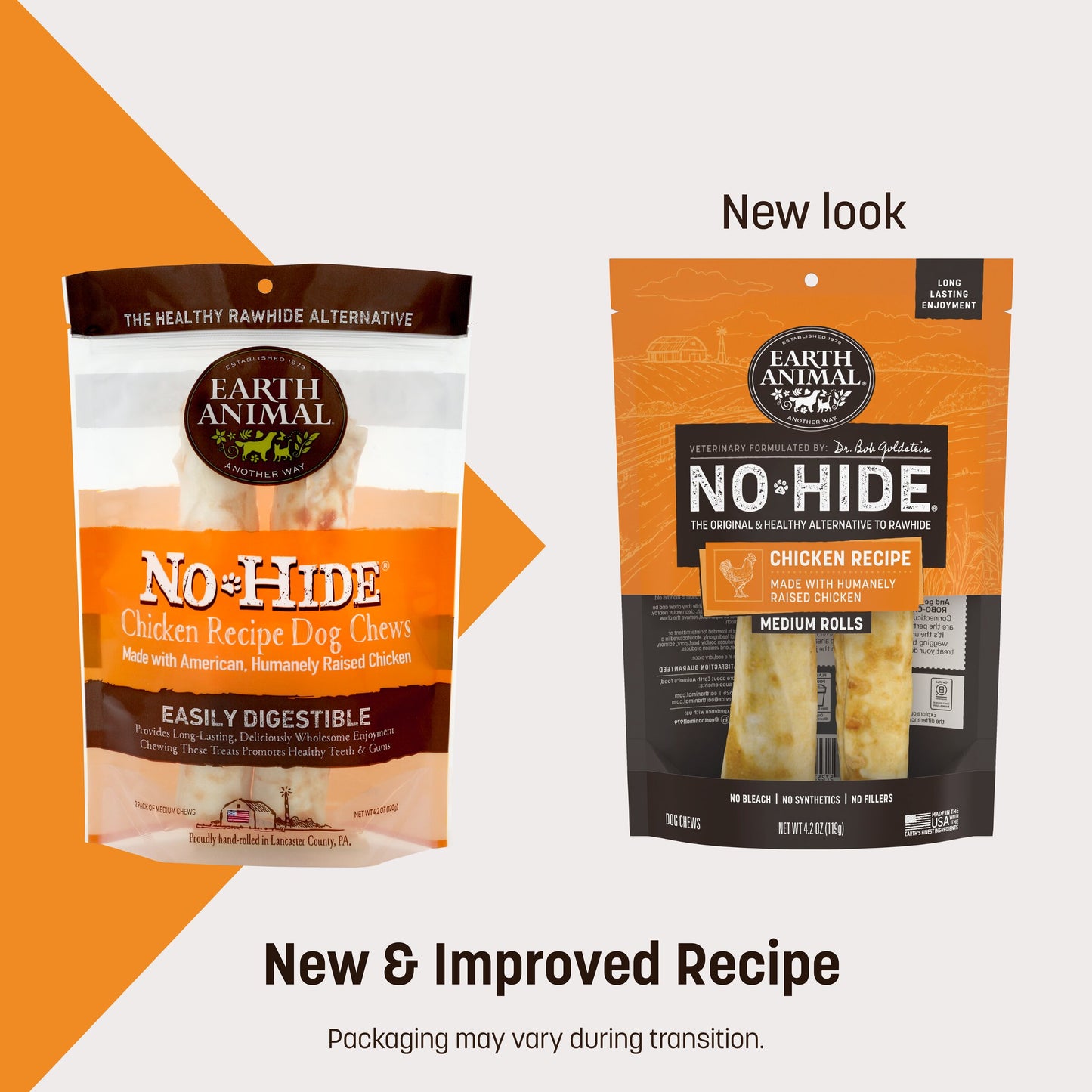 No-Hide Chicken Rolls - Medium / 2 ct. Pack (front)