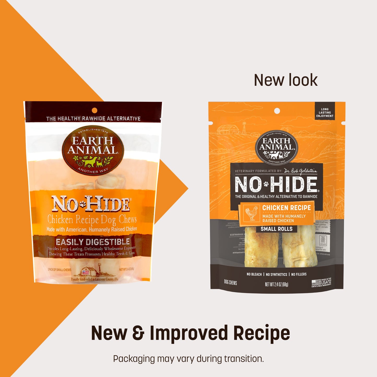 No-Hide Chicken Rolls - Small / 2 ct. Pack (front)